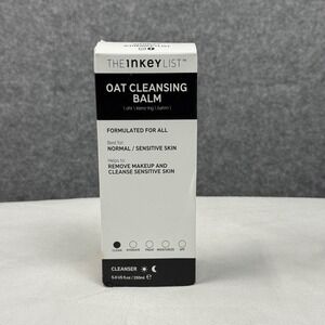 The Inkey List Oat Cleansing Balm Sensitive Skin Makeup Remover 5.0oz 150ml